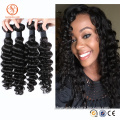7A grade top quality virgin human hair 10inch-30inch brazilian deep wave bundles hair extension